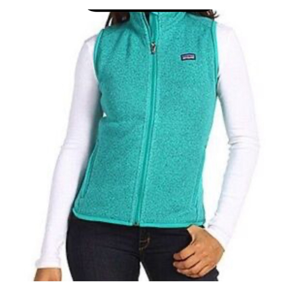 Women's Patagonia Fleece Vest Green Size S - Picture 1 of 9